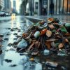 Drenagem pluvial entupida